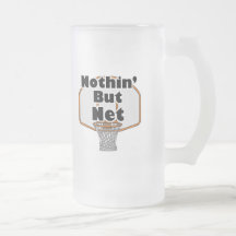 nothin but net basketball hoop coffee mug