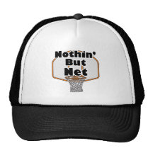 nothin but net basketball hoop trucker hat
