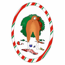 Nothin' Butt A Basenji Christmas Ornament Photo Cut Outs