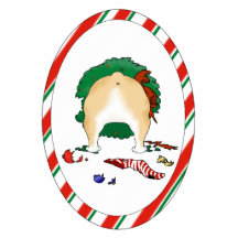 Nothin' Butt A Bulldog Christmas Ornament Acrylic Cut Out