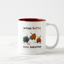 Nothin' Butt A Doxie Christmas Mug