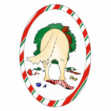 Nothin' Butt A Golden Christmas Ornament Photo Cutouts