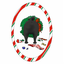 Nothin' Butt A Pug Christmas Ornament Photo Sculpture