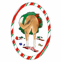 Nothin' Butt A Smoothie Christmas Ornament Photo Cutout
