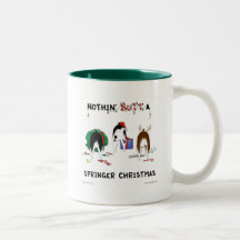 Nothin' Butt A Springer Christmas Mug