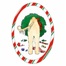 Nothin' Butt An Afghan Christmas Ornament Photo Cut Outs