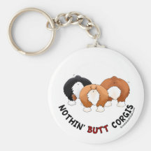 Nothin' Butt Corgis Key Chain