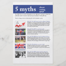 Nothing British Myths flyer