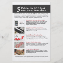 Nothing British Policy flyer