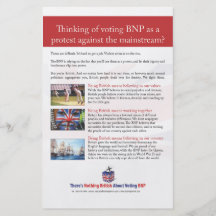 Nothing British Protest flyer