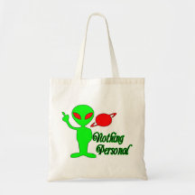 Nothing Personal Space Alien Bag