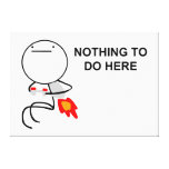 Nothing To Do Here - Wrapped Canvas Canvas Print