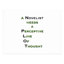 Novelist P.L.O.T. Post Cards