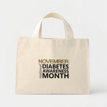 November National Diabetes Awareness Month Bags
