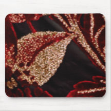 NOVINO Zazzling Golden Leaf Mousepads