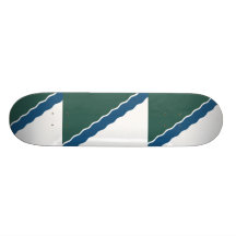 Novosibirsk, Russia flag Skate Decks