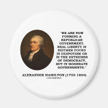 Now Forming A Republican Government Real Liberty Magnets
