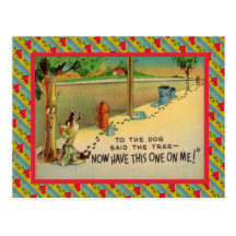 Now have this one on me/ postcard