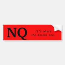 NQ FACT BUMPER STICKER
