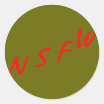 NSFW (Not Suitable For Work) Stickers
