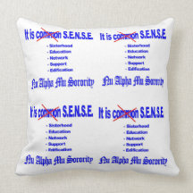 Nu Alpha Mu Pillow