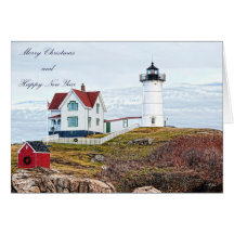 Nubble Light Christmas Card