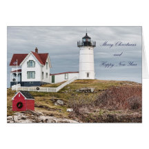Nubble Light Christmas Card