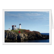 Nubble Light Greeting Card