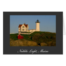 Nubble Light , Maine  Card