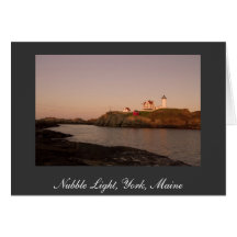 Nubble Light, York, Maine   Card