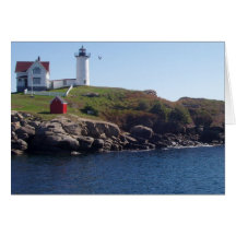 Nubbles Lighthouse-Maine Card