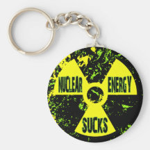Nuclear Energy Sucks Keychains