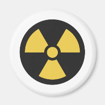 NuclearSymbol Fridge Magnet