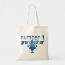 Number 1 Grandfather Tote Bag