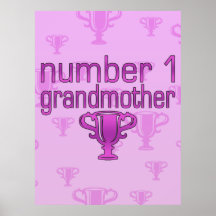 Number 1 Grandmother Print