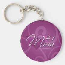 Number 1 Mum Key Chains