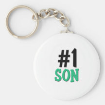 Number 1 Son Key Chain