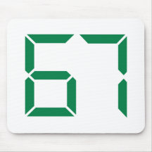 Number – 67 mousepad