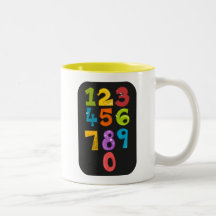 Number Animals Coffee Mug