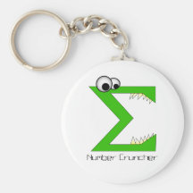 Number Cruncher Key Chain