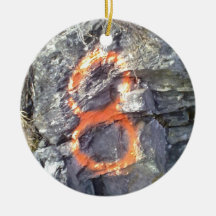 Number Mountain 8 Ornament