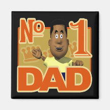 Number One Dad Magnet