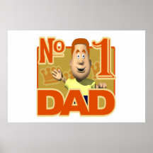 Number One Dad Print