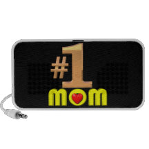 Number One Mum Notebook Speakers