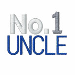 Number One Uncle Embroidered Track Jacket
