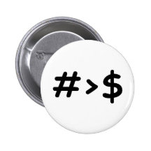 Number Pinback Button