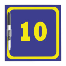 NUMBER TEN Dry-Erase WHITEBOARDS