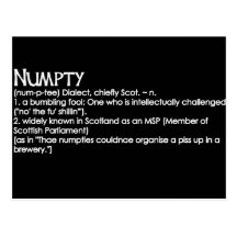 Numpty Postcards