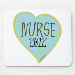 Nurse 2012 Heart Mouse Pads