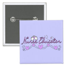 Nurse Educator Pink Hearts Design
